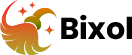 Bixol brand logo with stars and swirl design on a white backdrop.