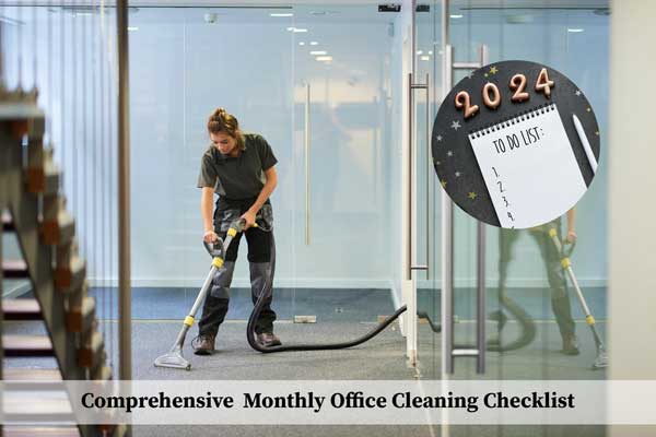 Comprehensive Monthly Office Cleaning Checklist