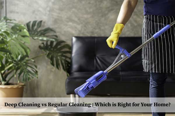 Deep Cleaning vs Regular Cleaning : Which is Right for Your Home?