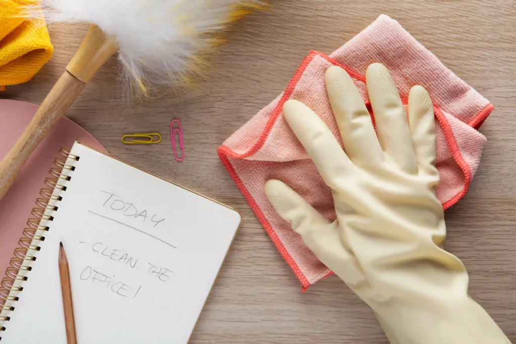 checklist for cleaning tasks